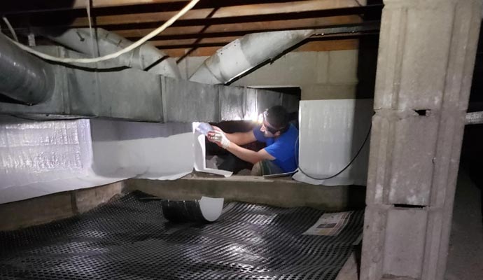 Crawl space repair