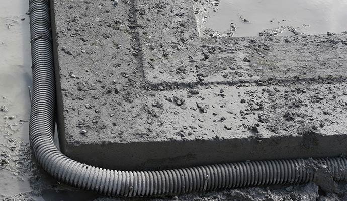 Footing drainage system