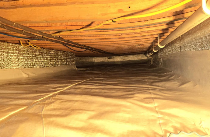 Crawlspace encapsulation and repair