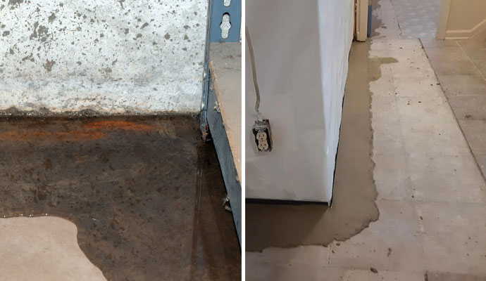 Basement waterproofing and leak repair in Lawrence, Indiana