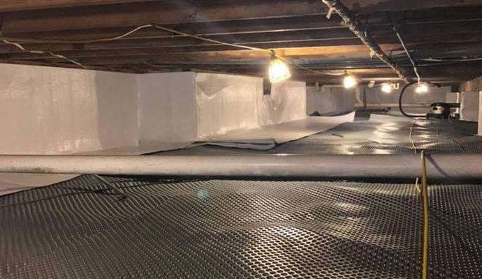 Crawl Space Encapsulation in Carmel