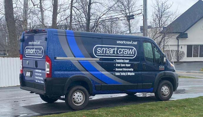Smart Crawl service van