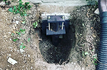 foundation repair using steel piers