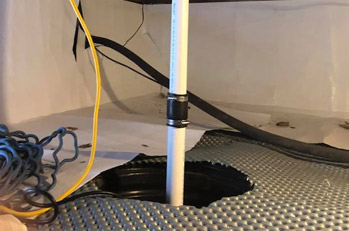 sump pump in crawl space