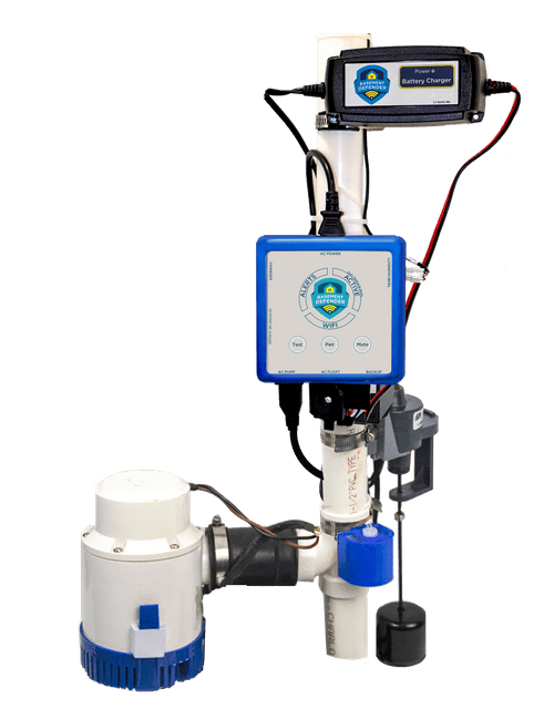 basement defender system for sump pump